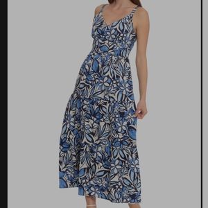 Maggy London Normani True Blue Navy Maxi Dress